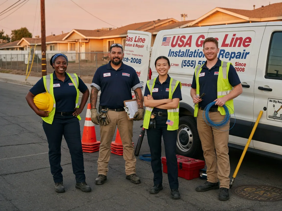 Gas Line Installation company in Folsom, CA